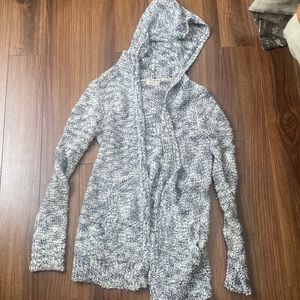 Hooded cardigan